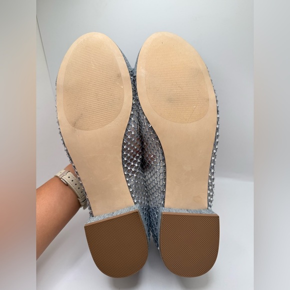 Steve Madden Women’s Cherish Mesh Rhinestone Block-Heel Ballet Flats Sz 9.5M - Picture 9 of 12